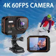 Action Camera 4K 60FPS WiFi HD Sports Camcorder Waterproof 170° Remote Control