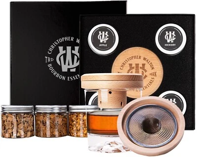 Christopher Walton Cocktail Smoker Gift Set for the Bourbon & Whiskey Enthusiast