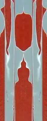 Red Huskers BTW98Mini Acrylic Mini Knife Scale 3/16" x 1" x 6"