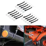 9" Heavy Duty Rubber Tarp Straps Tie Down Bungee Cords With Hooks 15pcs
