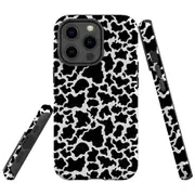 For Apple iPhone 13 Pro Max Case, Armour Back Cover, Cow Pattern
