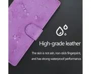 Detachable Wallet Phone Case for Easy Portability (Purple), Flip Case for Samsung Galaxy A33 5G