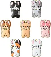 [Ornazy] 35 pcs 7 Colors Enamel Pet Dog Charms Colorful Puppy Charms Cute Animal Pendant Charms for Necklace Bracelet Earring Jewelry Making