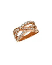 Le Vian Nude Palette 14K Rose Gold 1.36 ct. tw. Diamond Half-Eternity Ring