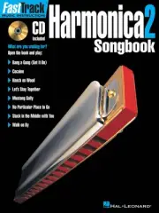 FastTrack Harmonica 2 Songbook Harp Sheet Music 8 Pop Rock Songs Book CD