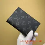 米莉二手 LV 路易威登 MONOGRAM 護照套 皮夾 經典老花 名片夾 卡包 短夾 M64502 M64501 4卡