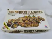 Vintage Nitto 1/35th Scale German Sd Kfz 251 Rocket Launcher Model Kit