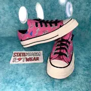 Converse Chuck 70 Lo 80's Print Women's Retro Low Top Pink Canvas Cute Shoes