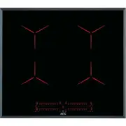 AEG 80cm 4 Zone Induction Cooktop - Pure Black