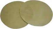 LALADEFIEE Set of 2 Genuine Goat Skin Drum Heads Drum Skin Replacements for Drums 30cm Diameter for Percussion Part