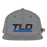 Troy Lee Designs Flat Bill SnapBack Speed OSFA Hats-Gray