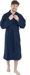 [BAGNO MILANO] Mens Robes, Waffle Robes For Men, Turkish Cotton Mens Bathrobes