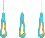 3Pcs Hand Drills Punch Needle Candle Wick Tool,Candle Punch Needle Candle Wick Punch Tool,Round Hole Cone Hand Drills Needle Wick Tool for Candle Making