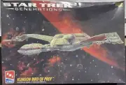 AMT Star Trek Generations Klingon Bird of Prey 1995 Model Kit #8230 - New Sealed