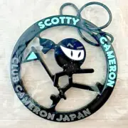 Scotty Cameron CLUB CAMERON JAPAN M&G Wasabi Ninja Metal Bag Tag New Unused