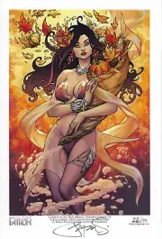 Fathom Black Friday 2014 Mini Print 26/75 Paolo PANTALENA Aspen Comics SIGNED