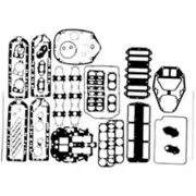 POWERHEAD GASKET SET for Mercury Mariner 200 & 225 Outboards 27-77671A81 89221A8