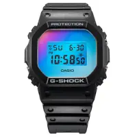 在飛比找momo購物網優惠-【CASIO 卡西歐】G-SHOCK 方形 彩虹炫光 200