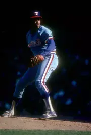 Pitcher Ferguson Jenkins Of The Texas Rangers 1980 Baseball Photo