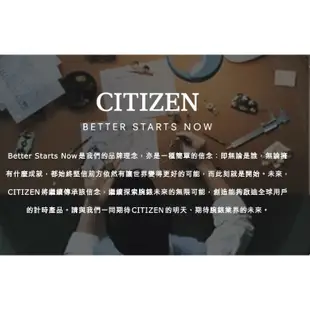 CITIZEN 星辰 BM7145-51E 時尚都會光動能腕錶/ 黑面 41mm