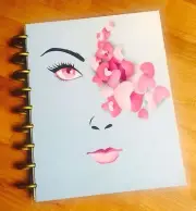 Fashion Face Hearts Front & Back Cover Set for use with the Happy Planner