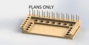 How to build a Fly Tying bench, work station, organizer plans.