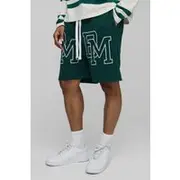 Mens Forest Oversized BM Dropped Crotch Shorts