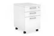 Mobile Pedestal with Lockable Filing Drawers Laminate