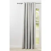 Monaco Double Width Eyelet Block Out Curtain - Taupe