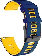 [MGTCAR] New 22mm Silicone+Leather Watchband For Garmin Venu 2 VENU2 Vivoactive 4 Active Smartwatch Bracelet Straps Forerunner 745 Band