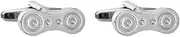 [JYHLSHBA] Cufflinks For Men 1 Pair Of Bicycle Chain Cufflinks Men'S French Shirt Suit Cufflinks Armpins