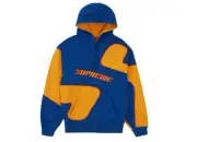 Supreme Big S Pullover Hoodie Blue Yellow Red Embroidered Size Large 2020 FW20