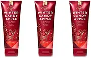 Bath & Body Works Winter Candy Apple Ultra Shea Body Cream - 2018 Edition - Lot of 3