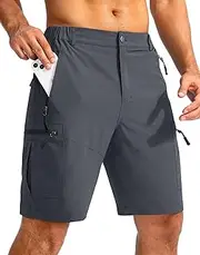 [Generic] Women's Hiking Cargo Shorts - Quick Dry Golf Active Athletic 7" Lightweight Summer Shorts with Pockets