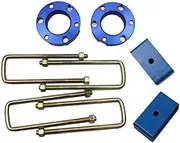 JINGLINGKJ 32mm Front & 51mm Rear Suspension Blocks Lift Up Kits for Triton L200 2005-2014 Raise Adapter Strut Spring (Front and Rear)