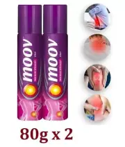 Moov Pain Relief Spray For Back Pain, Joint Pain, Knee Pain, Muscle Pain 80g x 2