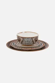 CERAMIC 4 PIECE DINNER SET DUOMO DYNASTY