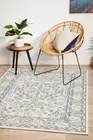 NEW ABBY RUG 5051 White Outdoor Indoor Modern Large Carpet FREE POST*