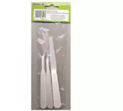 PLASTIC PALETTE KNIFE SET - 3pcs - Reno Art brand - (PPB-3S/34)(2568)