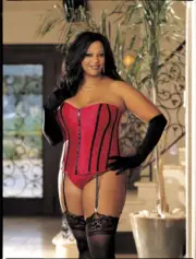 Valentine Gift: Satin Corset With Break Away Zipper Front (Shirley) Hot Pink 40