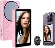 Phone Vlog Selfie Monitor Screen, Bluetooth Remote Phone Wireless Screen Casting Using Rear Camera Monitor, No Latency, Selfie/Vlog/Live Streaming(Support 4K 60fps Wireless Recording)