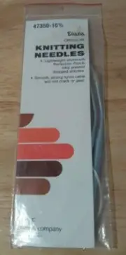Boye® Diana Circular Knitting Needles 10.5 #47350 Aluminum/Nylon New