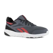 Reebok Work Men's Flexagon Force XL Composite Toe ESD Athletic Work Shoe Grey/Re