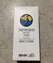 SNK NeoGeo Mini Video Game Pad Controller White Brand New In Box