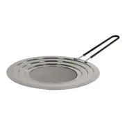 Avanti 32cm Stainless Steel Spatter Guard w/Insulated Handle Oil Splatter Silver
