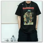 24SS夏季新品美式潮牌 SUPREME 經典LOGO浪人漫畫短袖 短T 漫威 RIIJ