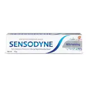 Sensodyne Toothpaste Whitening, To restore natural whiteness, 70 gm (Pack of 2)
