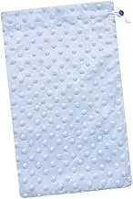 B Baosity Bearded Dragon Bath Towel Ferret Bath Towel Bag Absorbent for Sugar Gliders, Blue