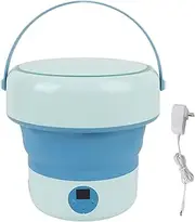 [PZLVAME] Portable Washing Machine, Mini Washing Machine Efficient Foldable for Small Clothes Baby Clothes Socks Towels Underwear 4.8L US General Plug 100?240V()(Blue)