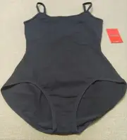 New Capezio Camisole Leotard W/Adjustable Straps & Built In Bra. Size L, Black